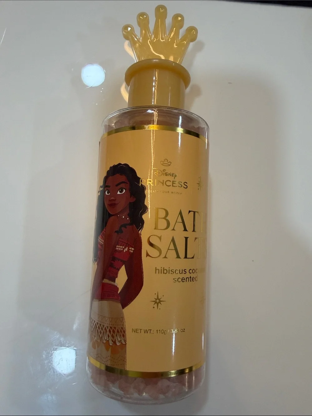 Disney Moana Bubble bath, bath salts, bath bomb and facial cleansing wipes combo